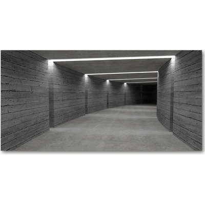 Fotoobraz na skle betónový tunel 100x50 cm