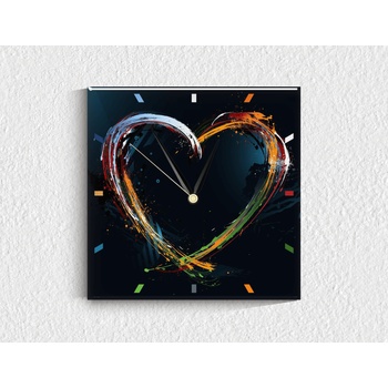 Image 1 of Стъклен стенен часовник 020