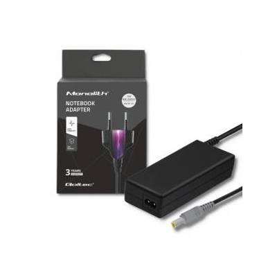 Зарядно устройство за лаптоп Qoltec, За IBM Lenovo, 90W, 20V, 4.5A, 7.9 x 5.5, Черен