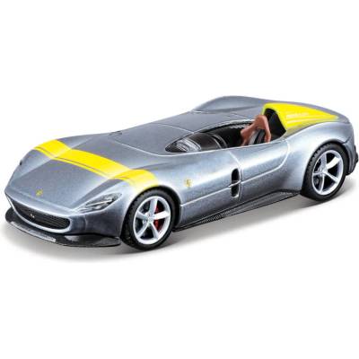 MAISTO speed IconsFerrari Monza SP1 strieborno-žltá 1:64