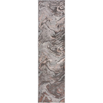 Flair Rugs Сива/бежова пътека 80x300 cm Marbled - Flair Rugs (503119371422)