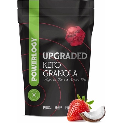 Powerlogy Upgraded Keto Granola Strawberry 350 g