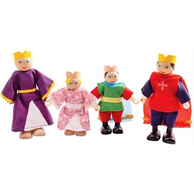 Bigjigs Toys Dřevěné postavičky královská rodina