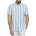 Original Penguin Men's Short-Sleeve Striped Shirt - Blue Moon