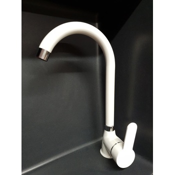 Image 1 of Fildişi Батерия за кухненска мивка Кан, стоящ в бяло, сиво и беж