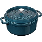 Staub Кръгла тенджера за готвене, морскосиньо O 24 cm Staub (ST1102437)