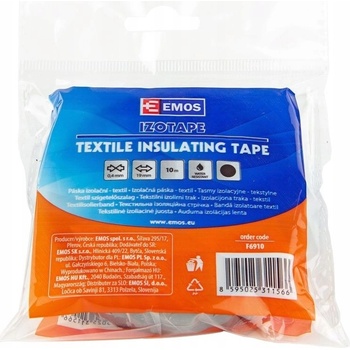 Emos F6910 Páska izolačná 19/10 textil čierna