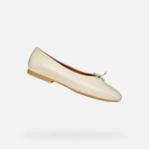 Geox Кремави дамски балерини Geox New Palmaria Geox | Bezhov | ЖЕНИ | 36 1/2