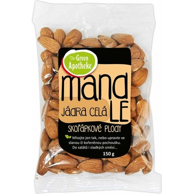 Green Apotheke Mandle jádra celá neloupaná 150 g