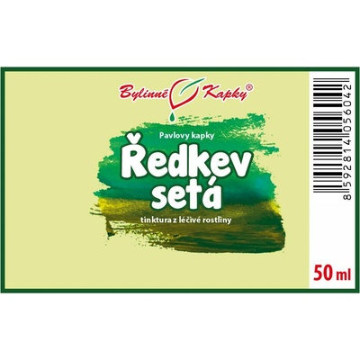 Ředkev setá semena TCM pavlovy bylinné kvapky tinktúra 50 ml