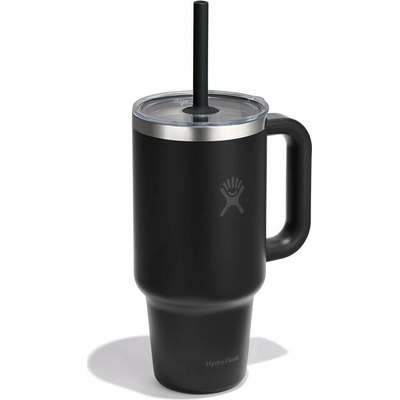 Hydro Flask termohrnek 32 Oz Travel Tumbler Clear Lid 946 ml černá