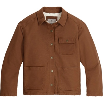 Royal Robbins Дамско ежедневно яке Royal Robbins Women's El Cap Canvas Shacket Casual jacket - Saddle (103-2756-0213)