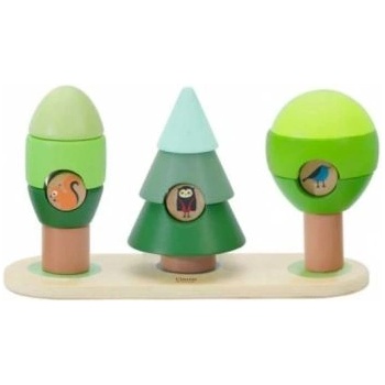 Classic world - Дървени кубчета за нанизване - Гора (CW20102)