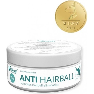VetFood Anti-Hairball - против космени топки за котки - прах, 100 гр - Полша
