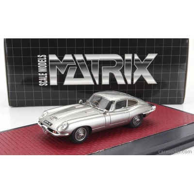 Matrix scale models Jaguar E-type Coombs Frua Coupe 1964 Silver 1:43