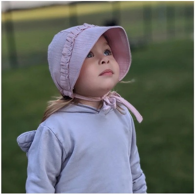 MOONRISE Fashion Mušelínový čepiec Pink