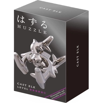 Hanayama Метален логически пъзел Hanayama - Cast Puzzle Elk Huzzle (515081)