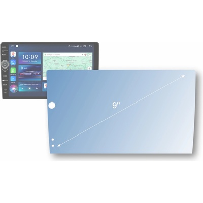 Everest antireflexní ochranné nano sklo FO01 - 9'' | Zboží Auto