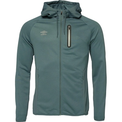 Umbro Sportswear Full Zip Hoodie tmavo zelená