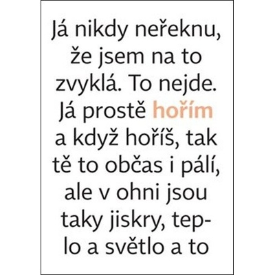 Hořím - Simona Bagarová
