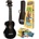 Mahalo MR1 Essential Pack Black Сопрано укулеле (MR1BKK)