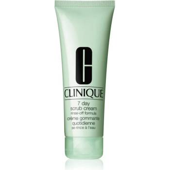 Clinique 7 Day Scrub Cream Rinse-Off Formula почистващ пилинг за ежедневна употреба 100ml