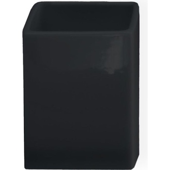 Decor Walther Чаша за четки за зъби Porzellan квадратна 10, 5 см черна (0834860)