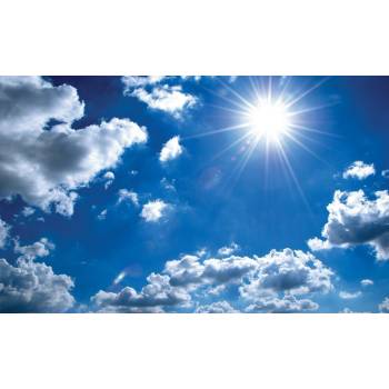 Donga Fototapeta Slnko na oblohe, rozmery 416x254 cm