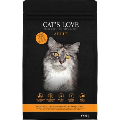 Cat's Love Adult krůta a zvěřina 2 kg