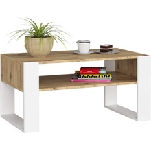 Ak furniture DOMI dub artisan / bílý