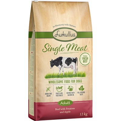 Lukullus Single Meat hovězí bez obilnin 12 kg