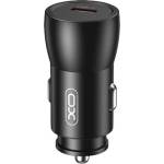 XO Зарядно за телефон за кола, CC57 PD 25W 1xUSB-C, черно - XO