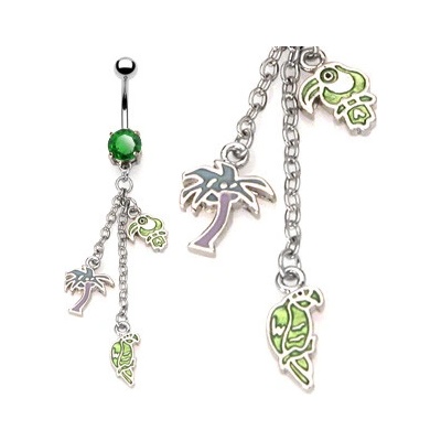 Marre piercing do pupíku pláž WP01261