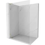 Mexen Lunar L Душ стена Walk-in лява 50 x 200 см, прозрачна 8 мм, златна - 830L-050-000-50-00-L (830L-050-000-50-00-L)