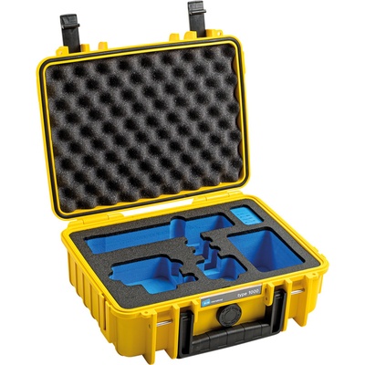 BW Outdoor Case Type 1000 for GoPro Hero 12 fits even GoPro Hero 9/10/11 yellow