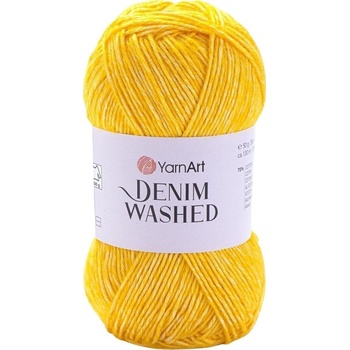 YARNART Denim Washed 901 Mustard Плетива прежда (Denim Washed 901)