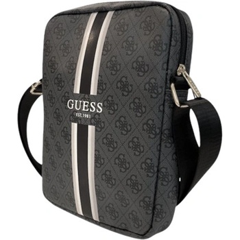 Guess PU 4G Printed Stripes Tablet Bag 10 GUTB10P4RPSK black