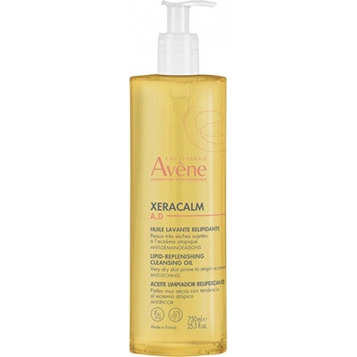 Avène XeraCalm A.D. Lipid Replenishing Cleansing Oil - Relipidační mycí olej 750 ml