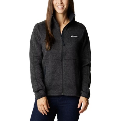 Columbia melírovaná fleecová mikina sweater weather full zip fleece 1958933010 Černá