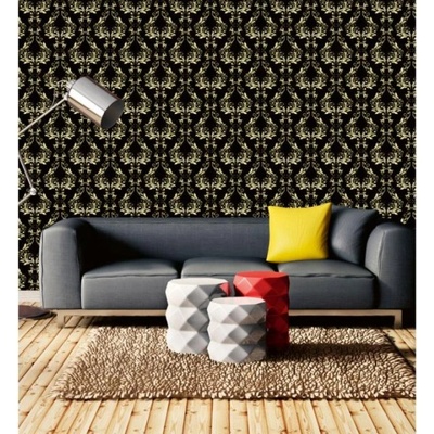 DIMEX ART Луксозна флизелинова тапета черен класически орнамент