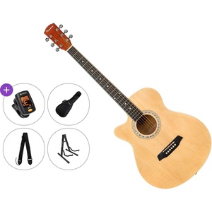 Pasadena PGC-10L Premium SET Natural Джъмбо китара