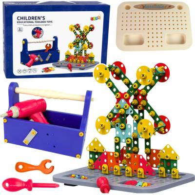 Lean Toys Sada stavebných blokov - náradie