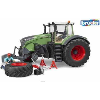Bruder Farm traktor Fendt 1050 Vario s mechanickým a garážovým zariadením