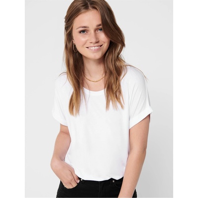 Only Тениска Only Women's Regular Fit O-Neck T-Shirt - White