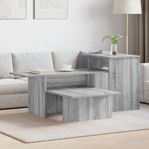 vidaXL Конзолна маса Сив Сонома 91, 5 x 35 x 38, 5 см (891165)