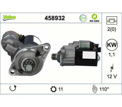 Startér VALEO 458932
