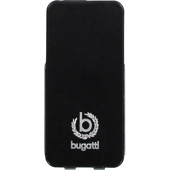 Pouzdro Bugatti Geneva Flip iPhone 5/5S/SE černé