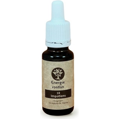 Energie rostlin Bachovy esence 18 Impatiens Esence trpělivosti 20 ml