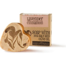 Sapunoteka Soap Sea Salt Lavender & Cinnamon mýdlo 125 g