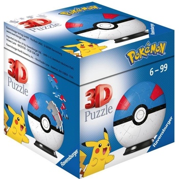 Ravensburger 3D puzzleball Pokémon Superball 54 ks
